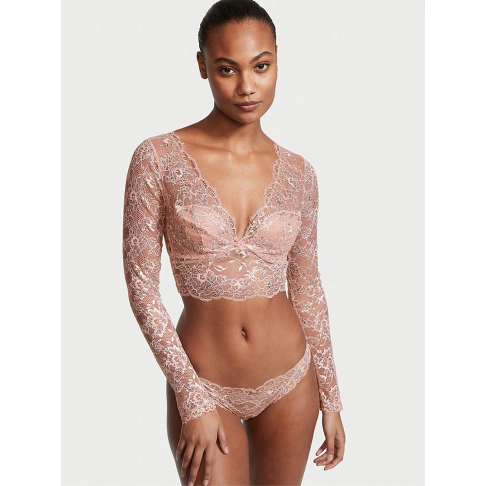 Victoria's Secret Dream Angels Sparkly Long Sleeve Bustier